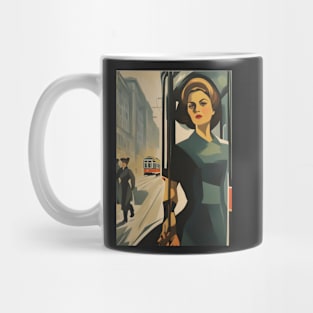 A Woman and a Tram 008 -Soviet realism - Trams are Awesome! Mug